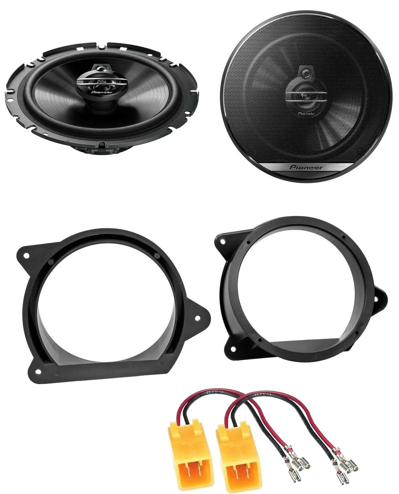 Динамик для авто Pioneer 3-полосный 300 Вт 6.5" для Peugeot 207 (с 2006), передняя дверь