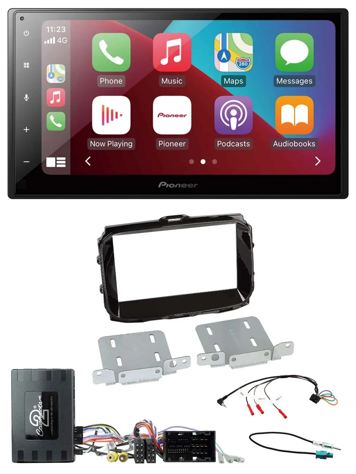 Автомагнитола для Alfa Romeo Giulietta (2014–2021) Pioneer 2DIN, DAB, Bluetooth, USB