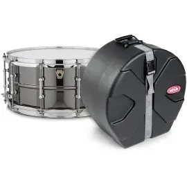 Малый барабан Ludwig Black Beauty LB417T 14x6.5" с кейсом SKB Roto-X