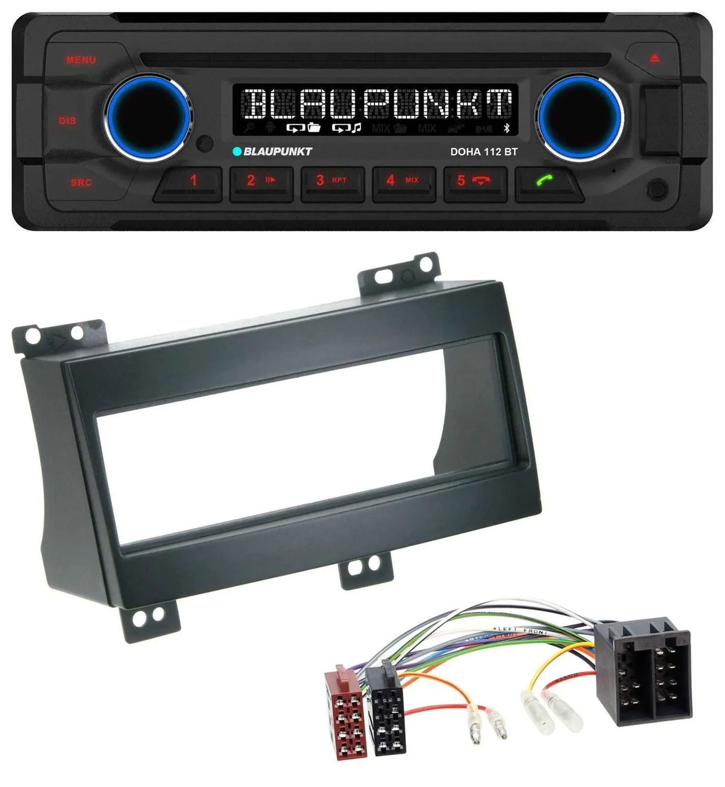 Автомагнитола для Kia Ceed (2007–2009) Blaupunkt CD/MP3, Bluetooth, USB, AUX