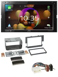 JVC DAB MP3 2DIN Bluetooth USB Autoradio für Mitsubishi Colt 2004-2009