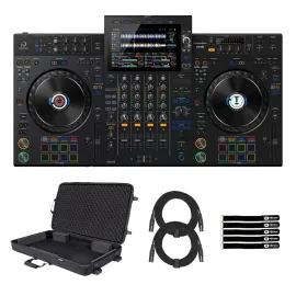 DJ-контроллер с джогом AlphaTheta XDJ-AZ Black с аксессуарами