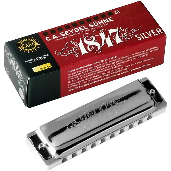 Губная гармошка SEYDEL Blues Silver 1847 Harmonica Low F#