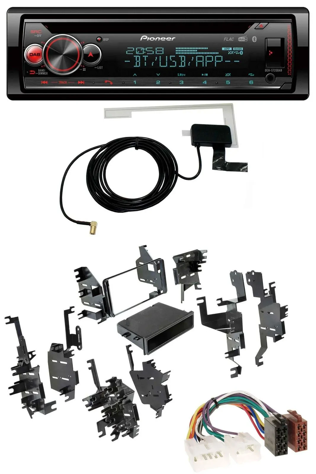 Pioneer DAB CD MP3 USB Bluetooth Autoradio für Toyota RAV-4 Celica MR2 Spyder bi