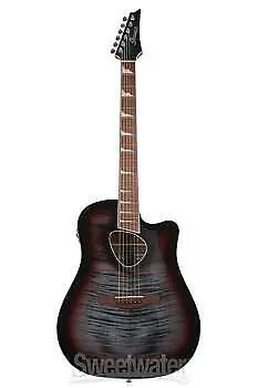 Электроакустическая гитара Ibanez ALT30FM Altstar Flamed-top Dreadnought Red Doom Burst High Gloss