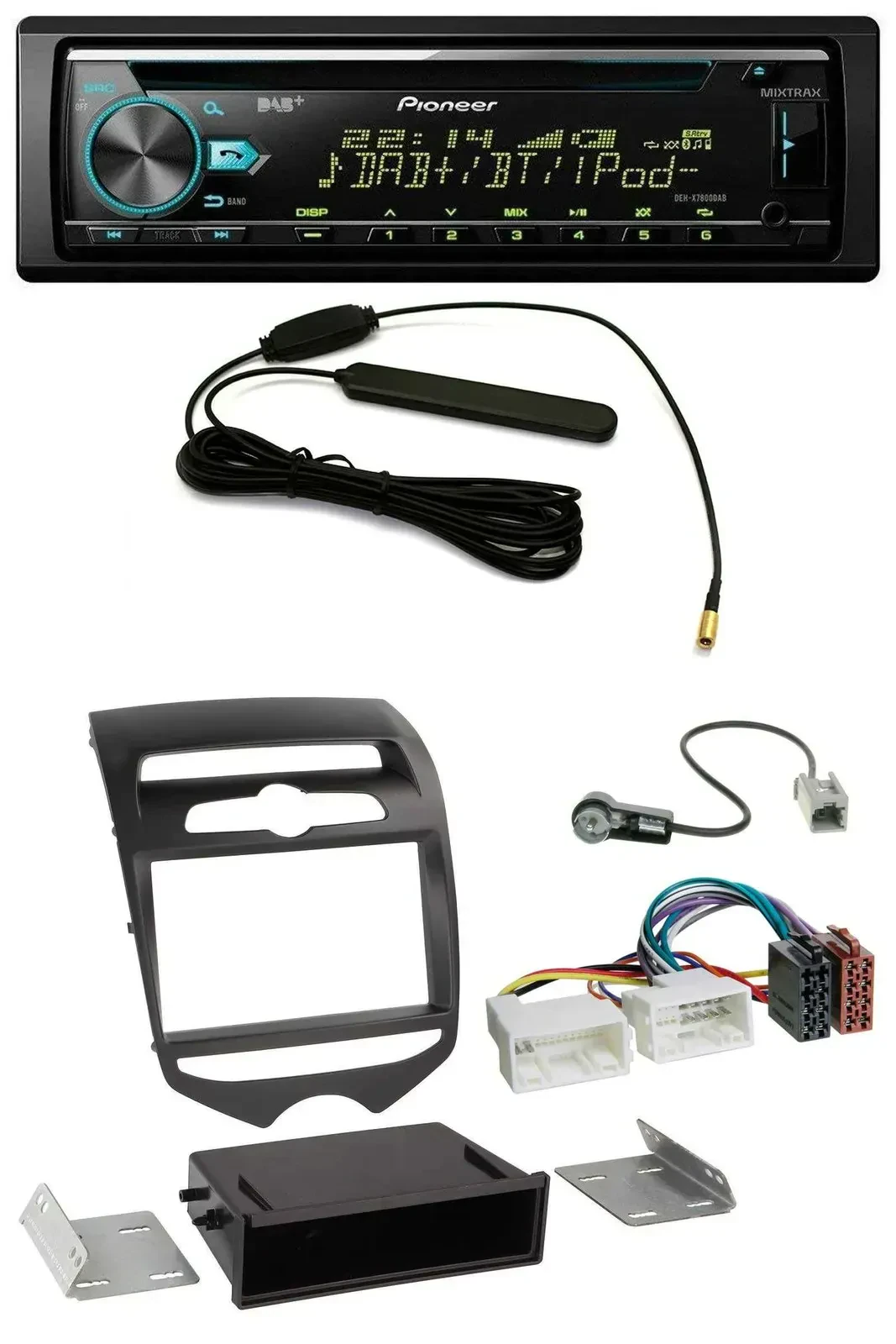 Автомагнитола для Hyundai ix20 (с 2010, ручной климат-контроль) Pioneer CD/MP3, DAB, USB, AUX