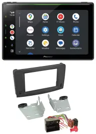 Автомагнитола для Mercedes M-Class W164 (2005–2011) Pioneer 2DIN, MP3, USB, Bluetooth, DAB