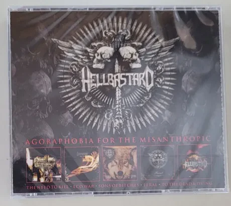 HELLBASTARD - Agoraphobia For The Misanthropic (4CD)
