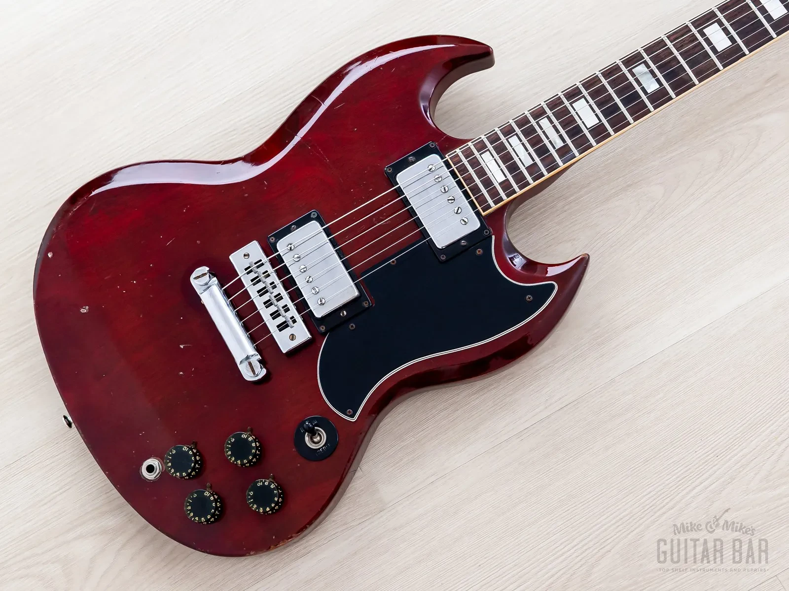 1976 Gibson SG Standard Vintage Guitar Cherry w/ Tarbacks & Case