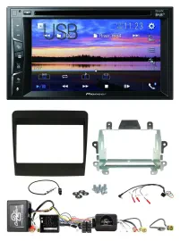 Pioneer Bluetooth 2DIN USB DVD DAB Lenkrad Autoradio für Porsche 911 11-17 MOST-