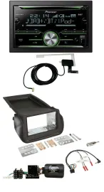 Pioneer CD USB Lenkrad Bluetooth 2DIN DAB Autoradio für Citroen Nemo Fiat Fiorin