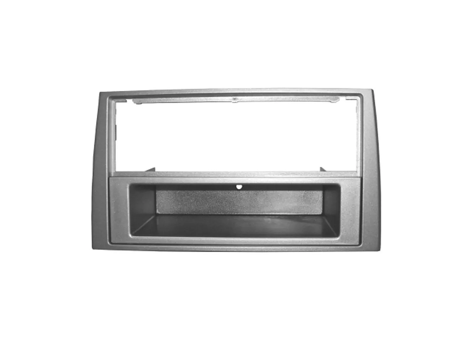 Einbaurahmen DIN Autoradio für Peugeot 308 309 CC RCZ dunkelsilber