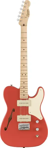 Электрогитара полуакустическая Fender Squier Paranormal Cabronita Telecaster Thinline Fiesta Red