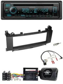 Kenwood Bluetooth DAB CD Lenkrad USB Autoradio für Mercedes A-Klasse 05-12 B-Kla