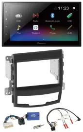 Pioneer USB Bluetooth DAB 2DIN Lenkrad Autoradio für SSangYong Korando mit Taste