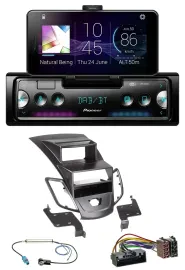 Pioneer USB MP3 Bluetooth DAB Autoradio für Ford Fiesta 10-17 Display schwarz