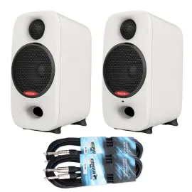 Активный студийный монитор NUX Axon 3 белый (набор, пара) с кабелем keepdrum Jack