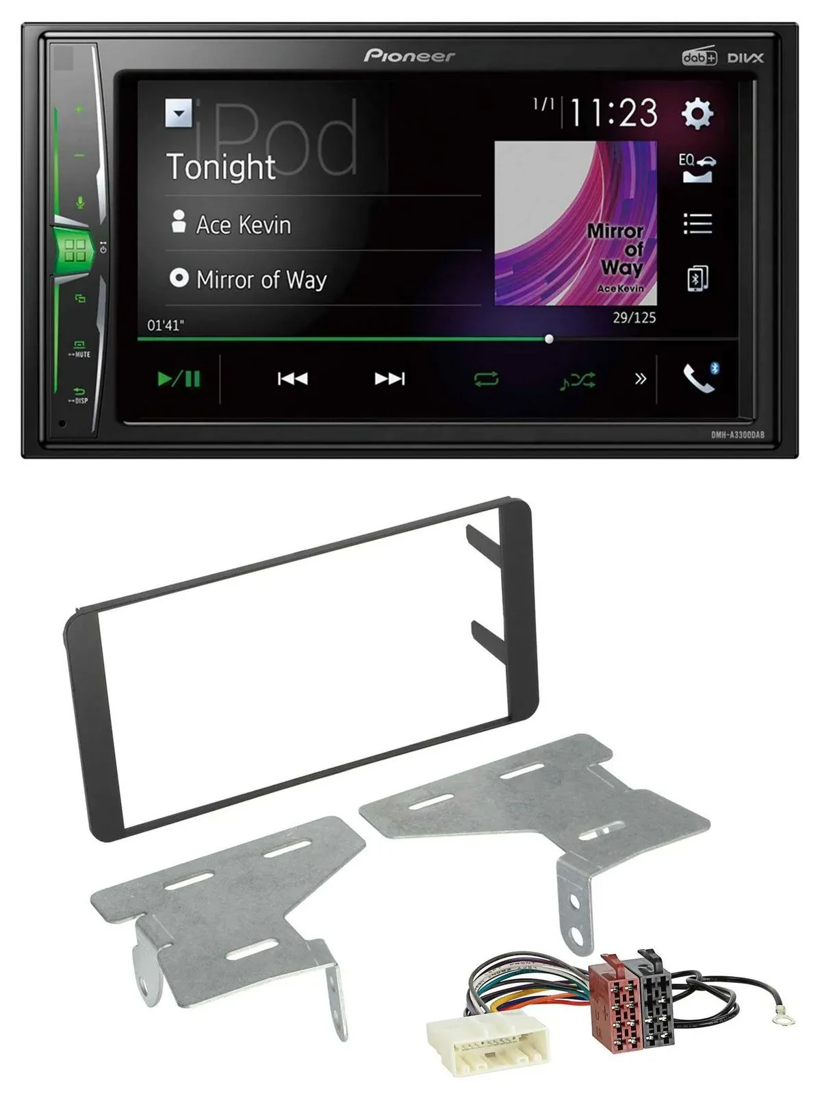 Автомагнитола для Subaru BRZ (с 2012) Pioneer 2DIN MP3 DAB USB Bluetooth