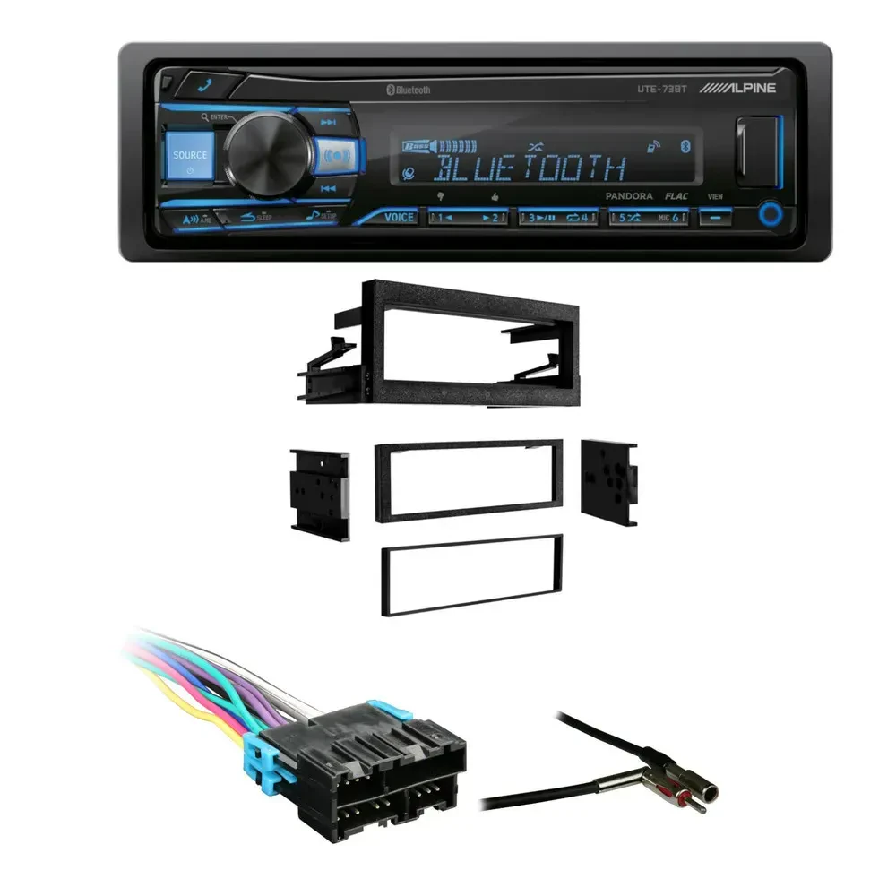 Автомагнитола для Chevrolet Silverado 1999–2002 Alpine Single DIN (набор)