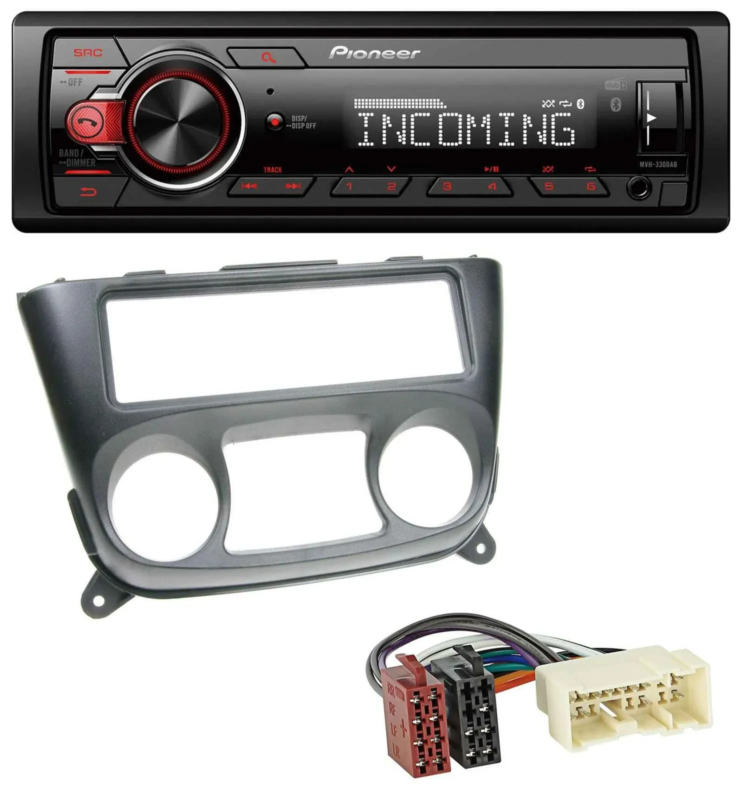 Pioneer Bluetooth USB DAB MP3 Autoradio für Nissan Almera N16 (ab 2000)