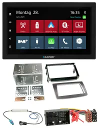 Blaupunkt MP3 Bluetooth DAB 2DIN USB Autoradio für Alfa Romeo Mito ab 14 955 sil