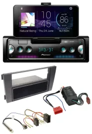 Автомагнитола для Audi A6 (C5) 2001–2005 Pioneer USB, MP3, Bluetooth, DAB, совместима с Symphony/Bose