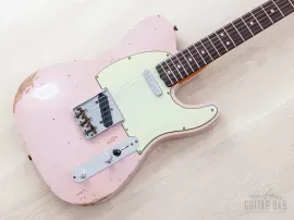 Fender Custom Shop 1963 Telecaster Heavy Relic Dirty Shell Pink, Featherweight