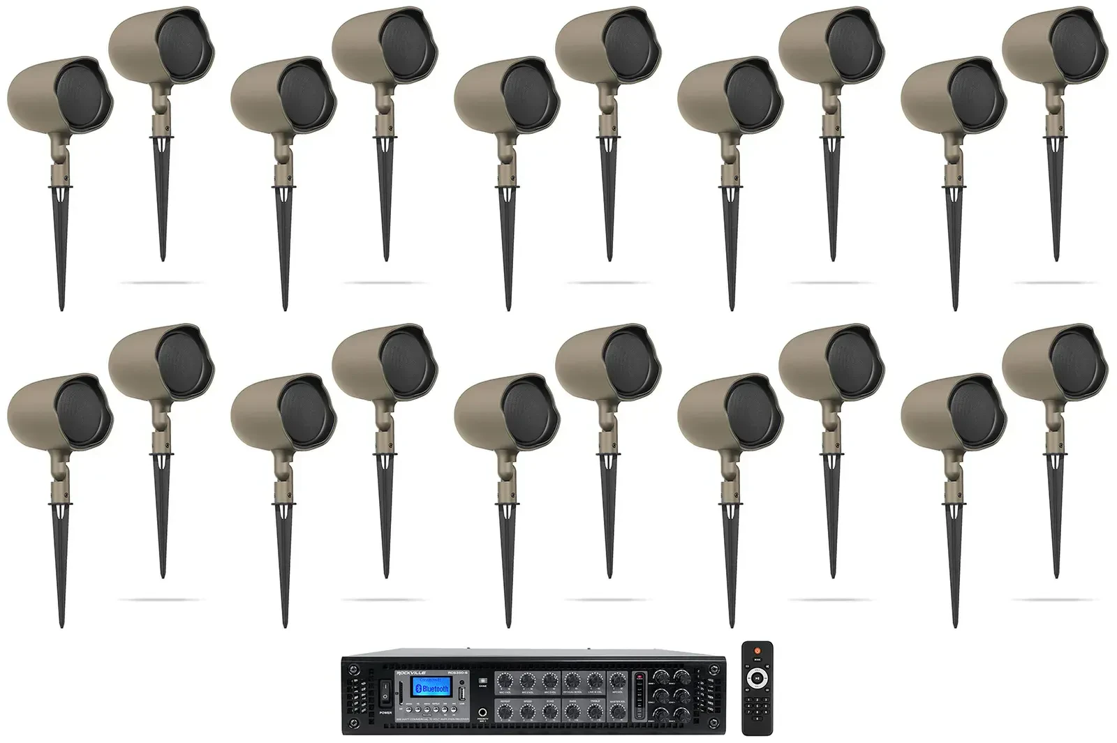 Рупорная акустика JBL GSF3-TN Tan с усилителем (20 штук)