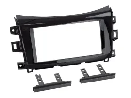 Radioblende Set Doppel DIN Autoradio für Nissan Navara NP300 D23 ab 2016 piano P
