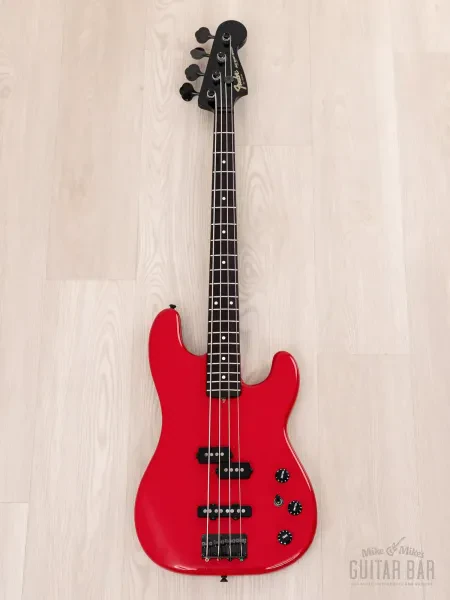 Бас-гитара Fender Boxer Jazz Bass Special PJ-555 PJ Torino Red w/gigbag Japan 1985