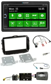 Blaupunkt Bluetooth 2DIN Lenkrad DAB USB TMC Navigation für Alfa Giulietta 2014-