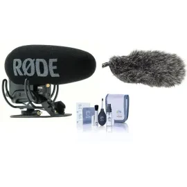 Микрофон-пушка накамерный Rode VideoMic Pro+ (набор) с ветрозащитой DeadCat