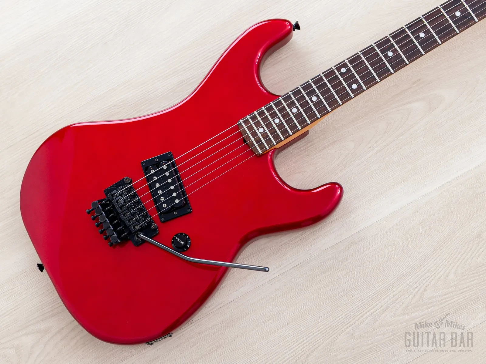 1986 Kramer JK1000 Vintage Superstrat SH Candy Apple Red w/ Floyd Rose