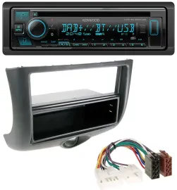 Kenwood Bluetooth DAB CD MP3 USB Autoradio für Toyota Yaris (1999-2003)