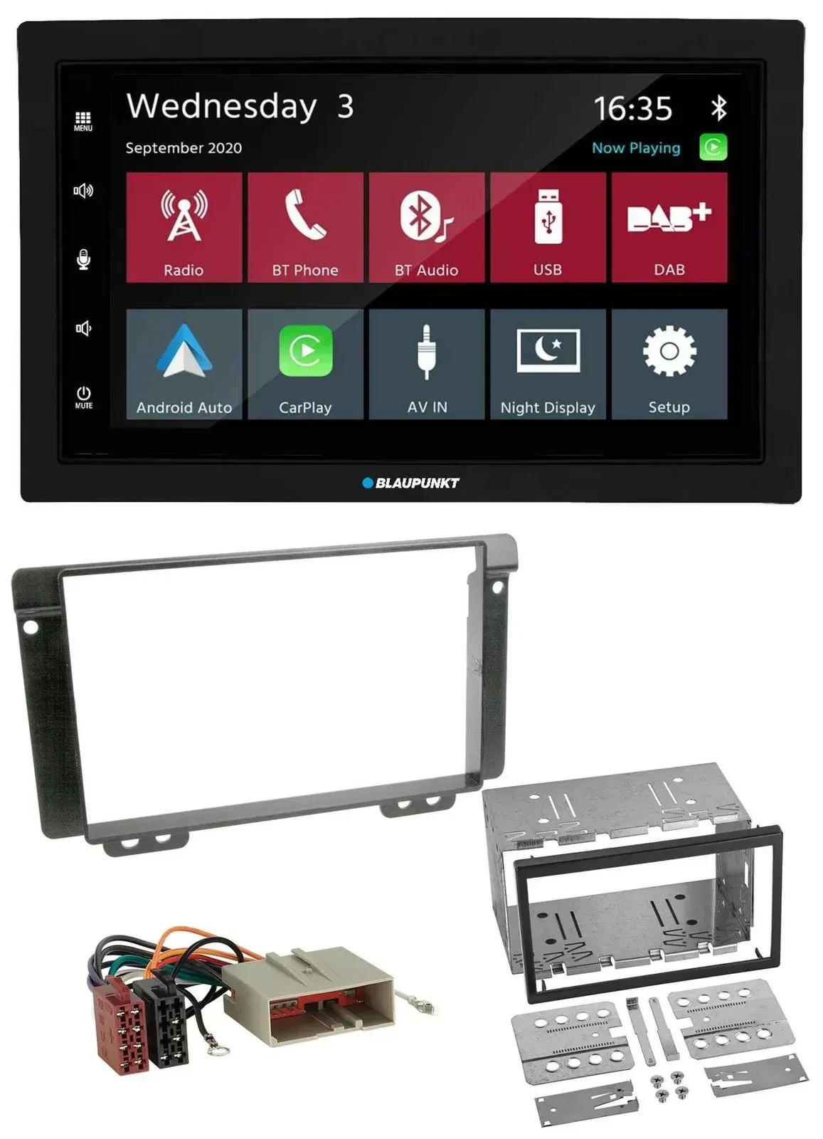 Blaupunkt 2DIN MP3 USB Bluetooth DAB Autoradio für Land Rover Freelander 2004-20