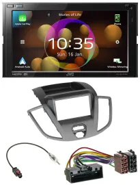 JVC DAB MP3 2DIN Bluetooth USB Autoradio für Ford Transit V363 2014-2018