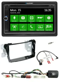 Blaupunkt Bluetooth 2DIN Lenkrad DAB USB TMC Navigation für Hyundai i40 11-19 US