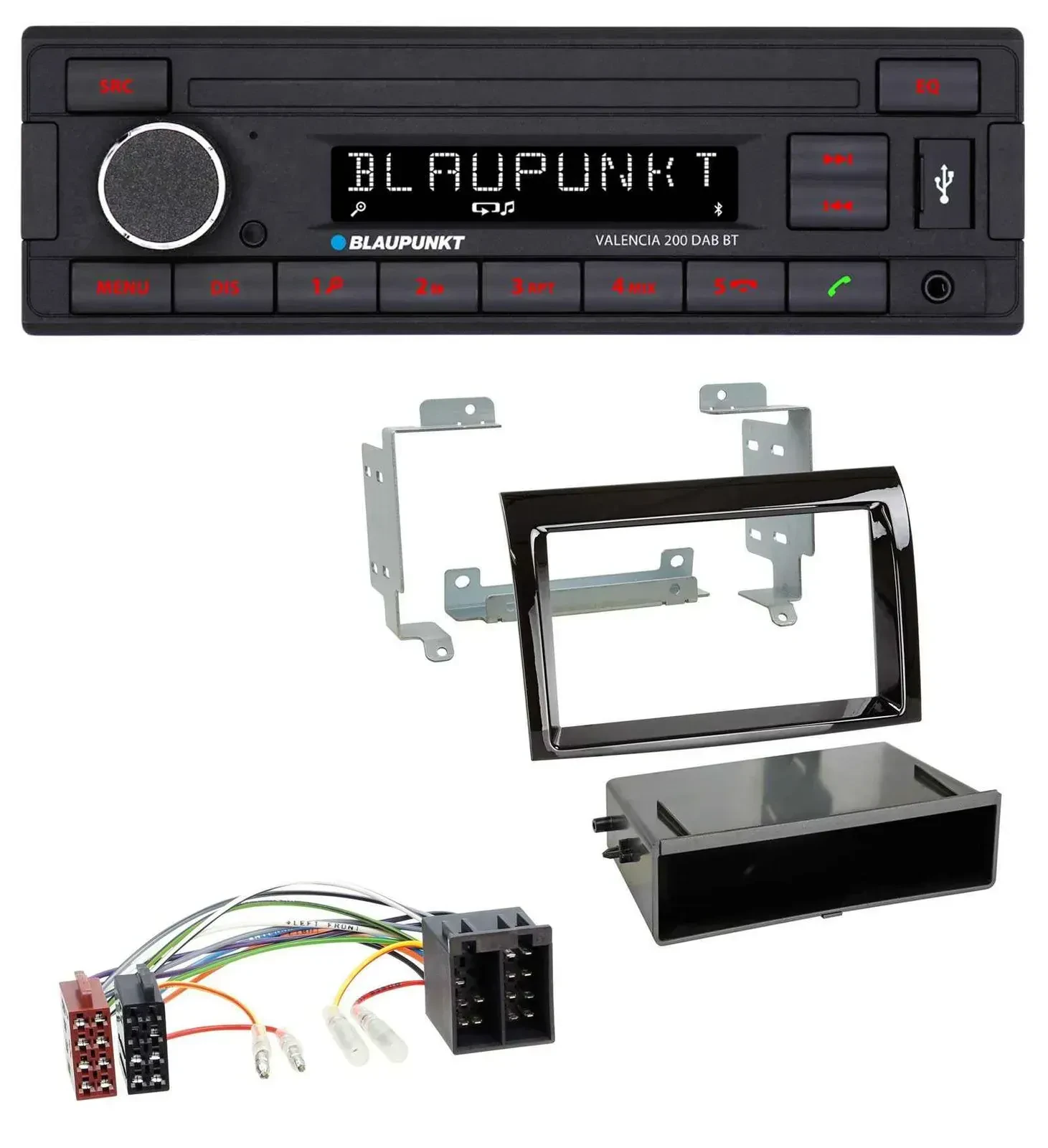 Blaupunkt DAB MP3 Bluetooth USB Autoradio für Fiat Ducato Citroen Jumper 06-11 p