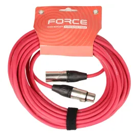 Микрофонный кабель Force FMC-05/10 RD Red 10 м