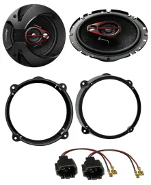 Pioneer 3-Wege 250Watt 16,5cm Lautsprecher für Hyundai i40 ab 11 Fronttür Heck A
