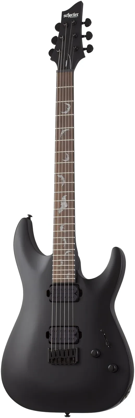 SCHECTER Damien 6 SBK E-Gitarre satin black