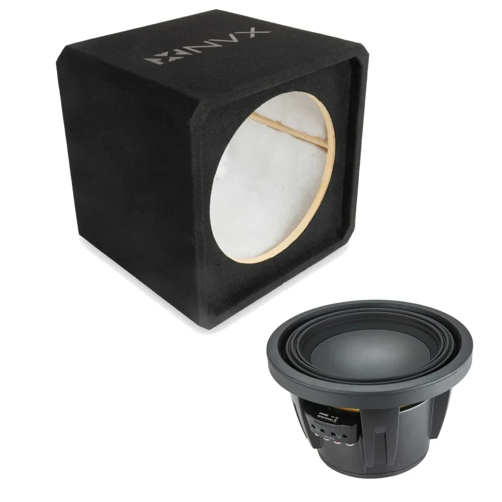 Сабвуфер для авто NVX NE101S_R2W10D2 10", закрытый корпус, 3/4" MDF, 1 динамик