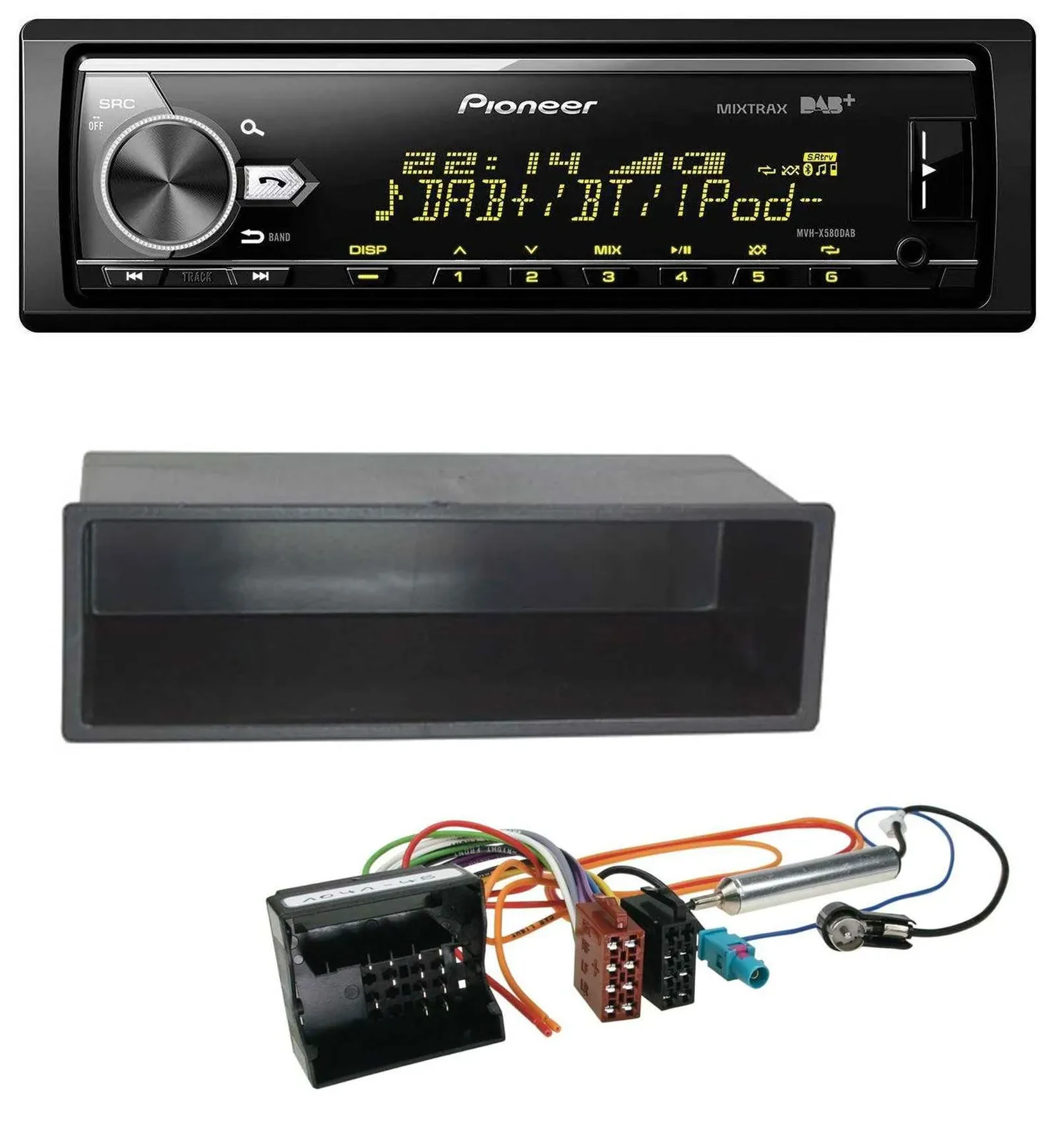Pioneer Bluetooth USB DAB MP3 Autoradio für Peugeot 207 307 Expert Partner