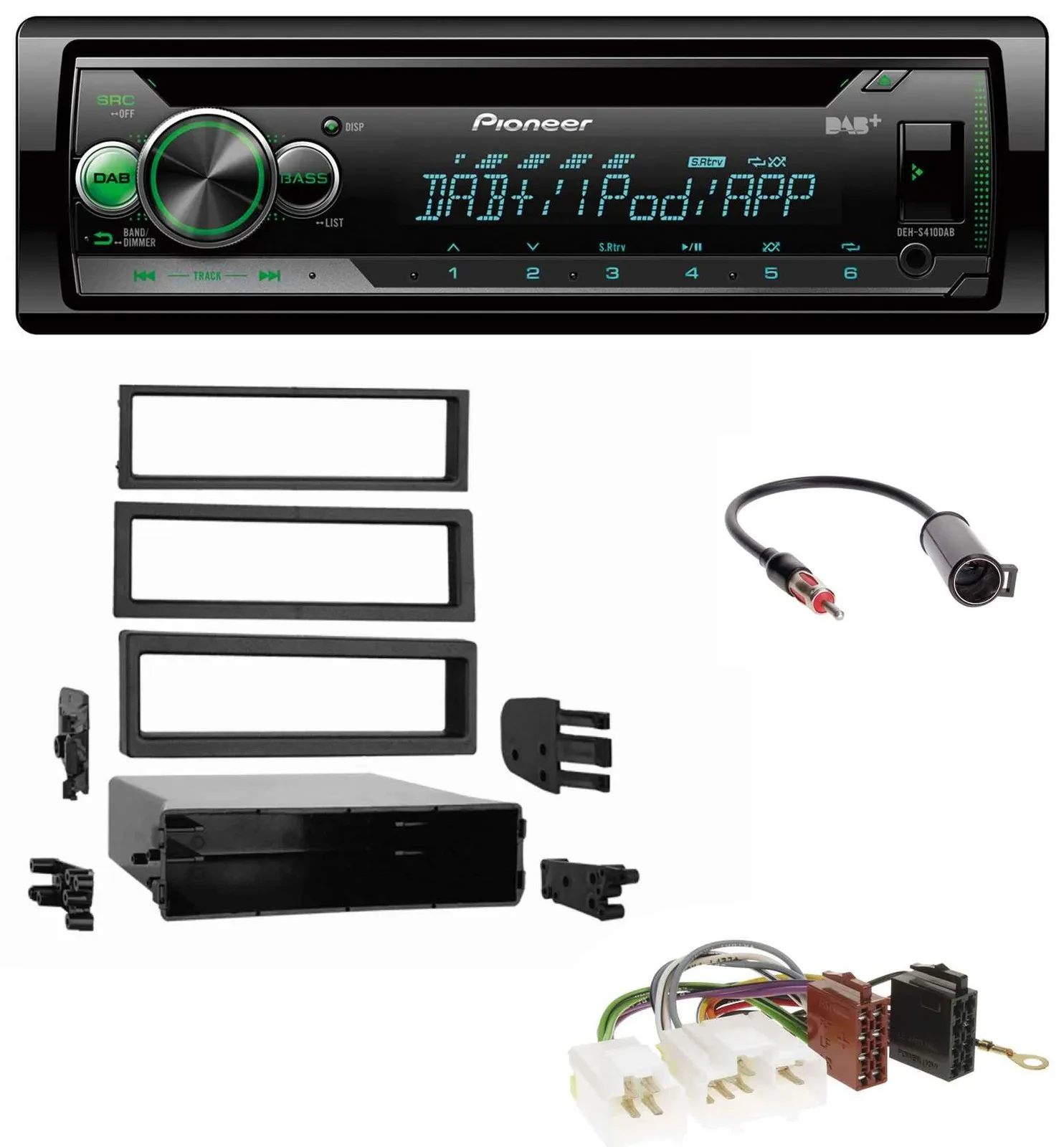 Pioneer USB MP3 DAB AUX CD Autoradio für Nissan 200 SX 1994-1998 240 SX 1995-199