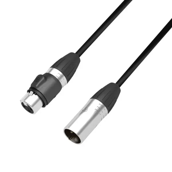 DMX-кабель Adam Hall K4DMF0150 IP65 Black 1.5 м