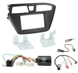 Radioset Lenkradadapter Doppel DIN Autoradio für Hyundai i20 ab 2015 ohne Sounds