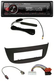 Pioneer MP3 DAB 1DIN AUX USB Autoradio für Renault Twingo ab 2015 schwarz