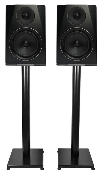 Pair Rockville APM6B 6.5" 350W Powered USB Studio Monitor Speakers+29" Stands