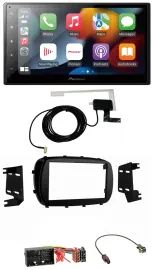 Автомагнитола Pioneer 2DIN MP3 USB Bluetooth DAB для Fiat 500X (с 2015)