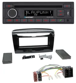 Blaupunkt MP3 USB CD Bluetooth AUX Autoradio für Lancia Y ab 12 schwarz glänzend